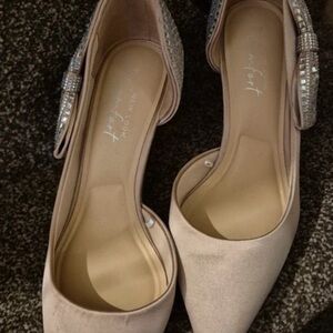 New Look Nude Flats with Sparkling Embellishments